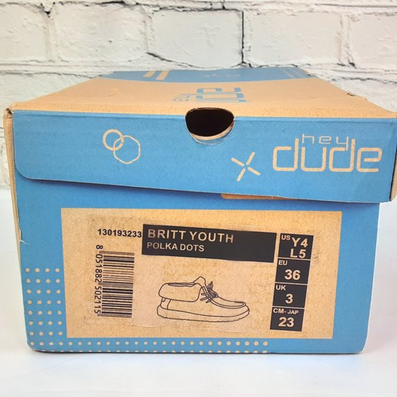 HEY DUDE 'BRITT' FUR LINING SNAP & FOLD CUFF TWO LOOKS IN ONE SHOE BL. POLKA-DOT - Picture 13 of 16